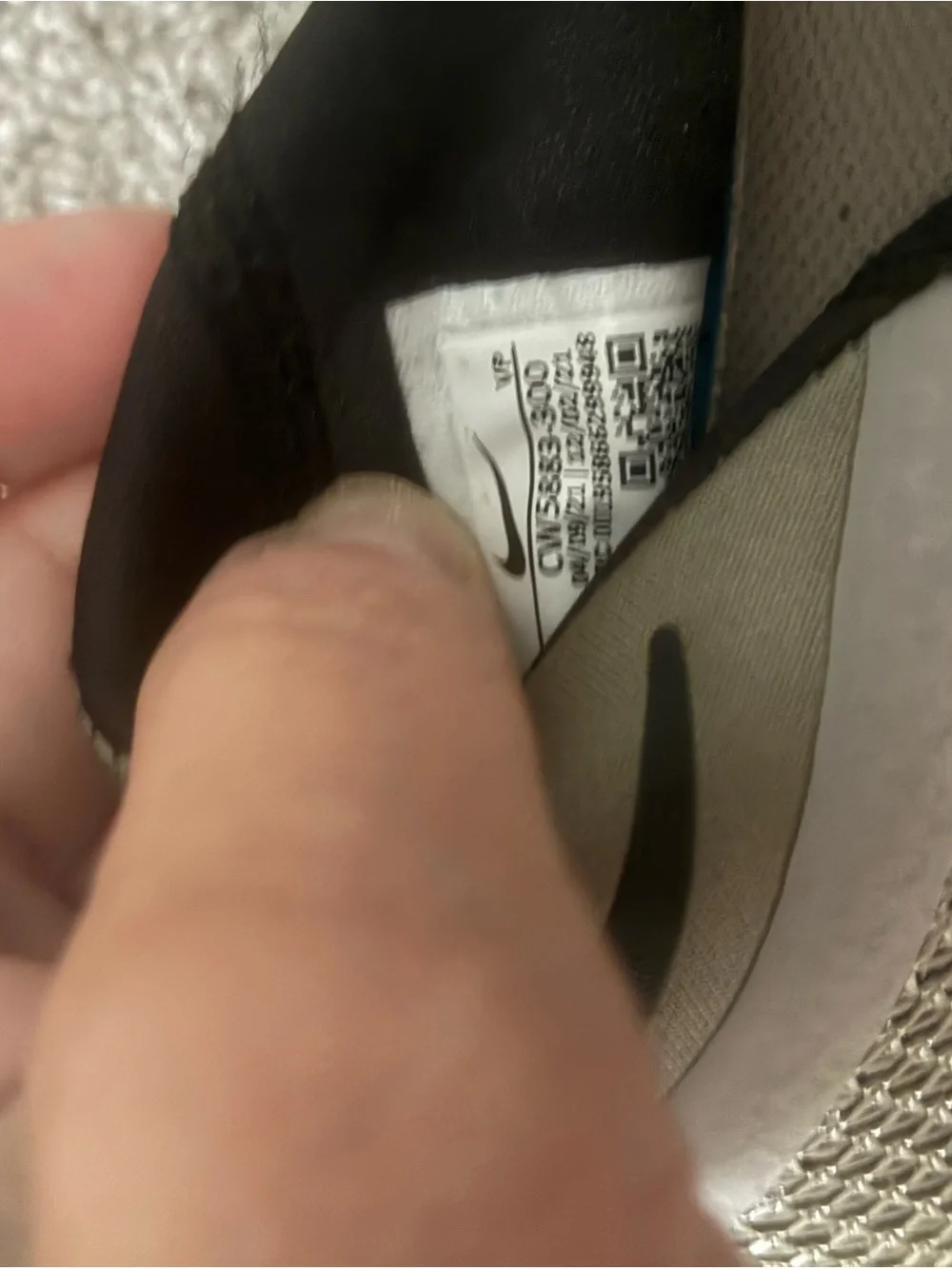 Nike Women’s FlyEase Slip-On Sneakers in Light Olive and Black 8